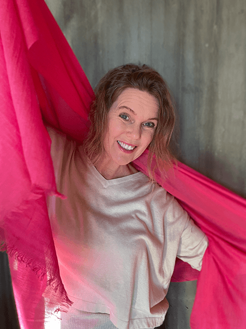Hovedbilde Ulrikke Skjerf, Hot Pink,  Bomull / Ull