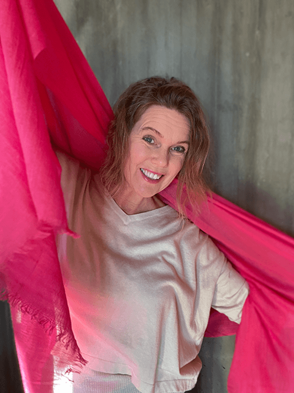 Ulrikke Skjerf, Bomull / Ull, Hot Pink