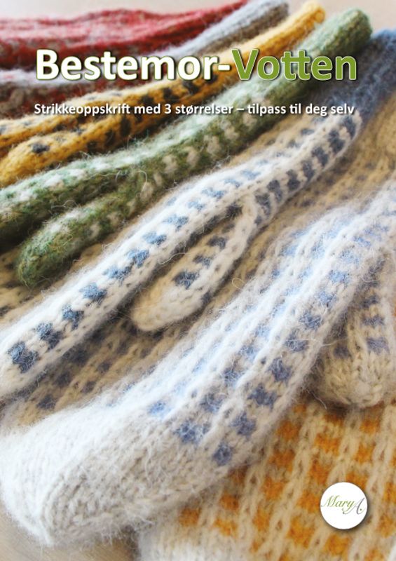 Bestemor-Votten, strikkeoppskrift