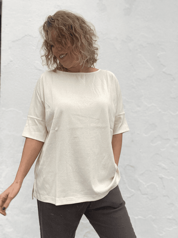 4309 T-Skjorte, Raw White, Bomull