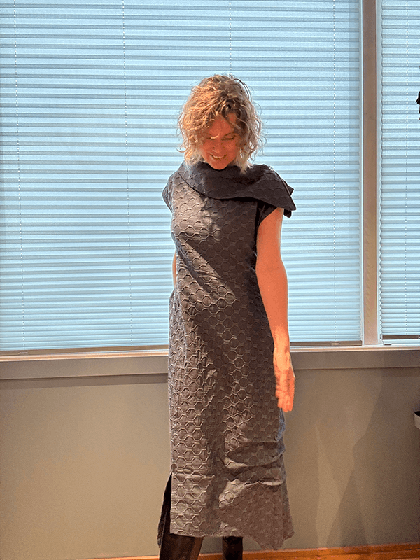 5042 Kjole Bubble, Blue, Bomull