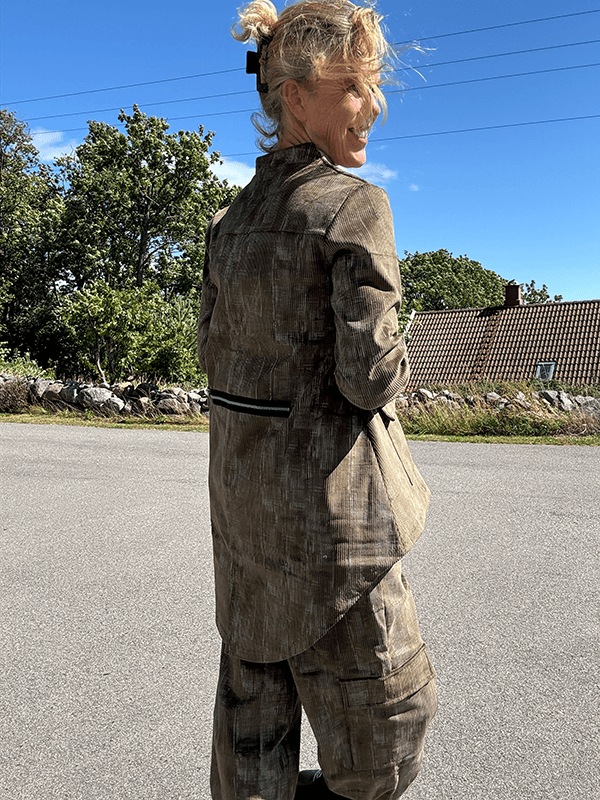 2145 Jakke Velvet, Army, Cord Tykk