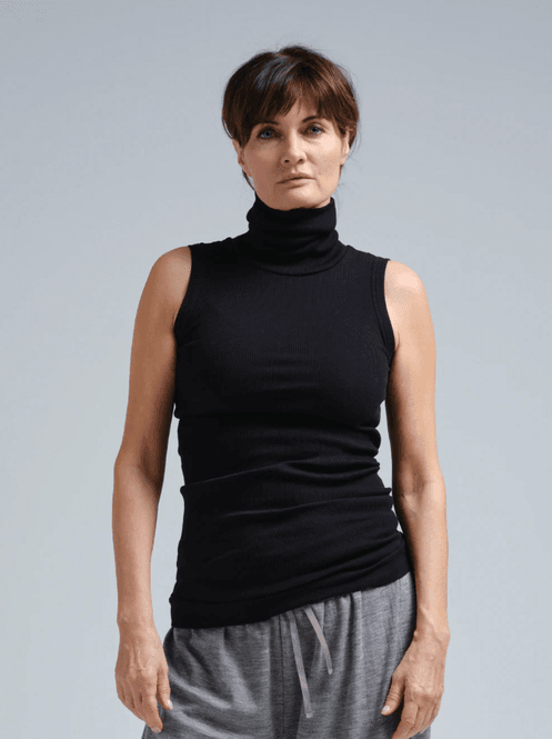 Hovedbilde Fleur Topp, Bomull, Black