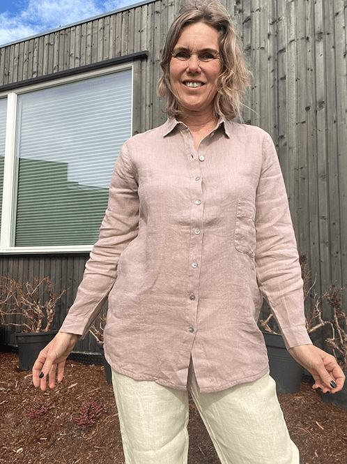 Hovedbilde 12010 Skjorte, Blush, Lin Tynn