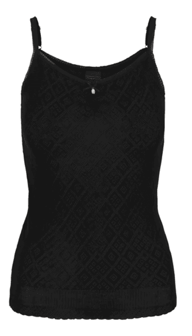 Hovedbilde Vintage String Camisole, Merino / Silke, Black