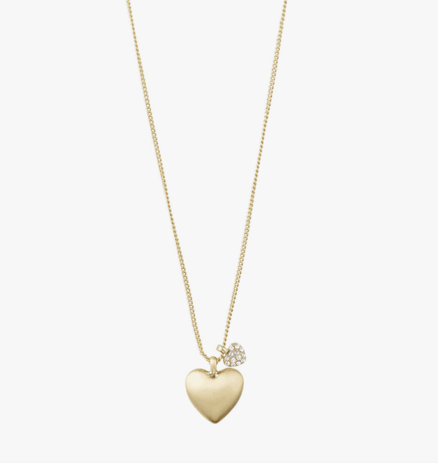 Hovedbilde SOPHIA resirkulert halskjede hjerte, gull