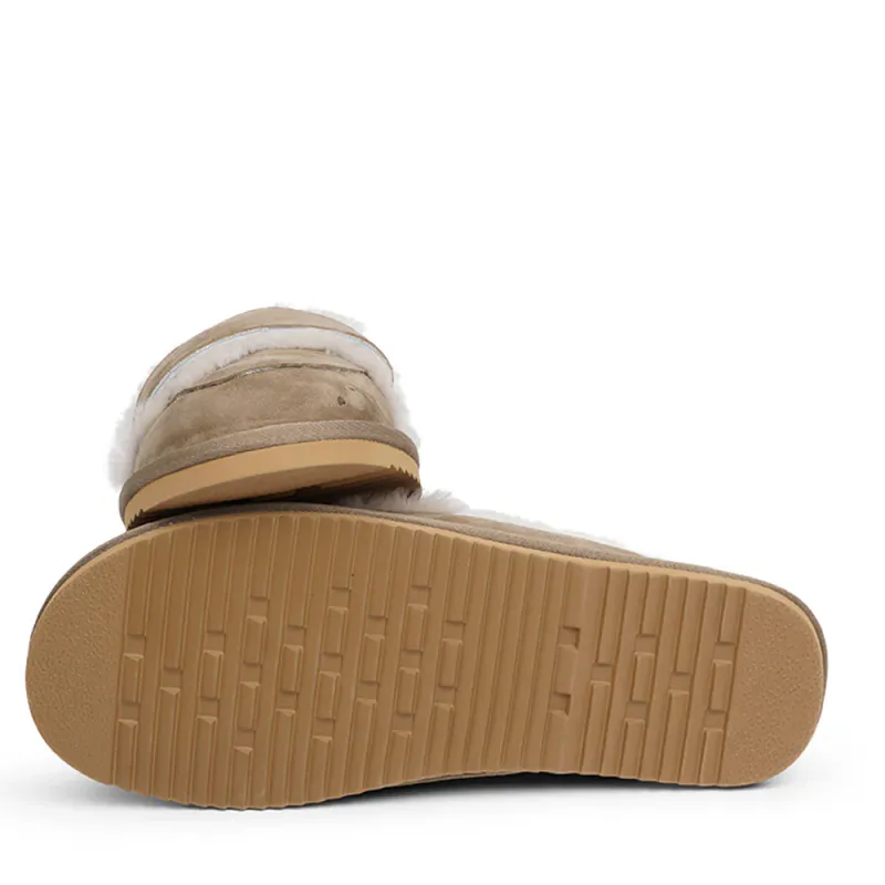 Goddo Tøfler, Shearling, Walnut