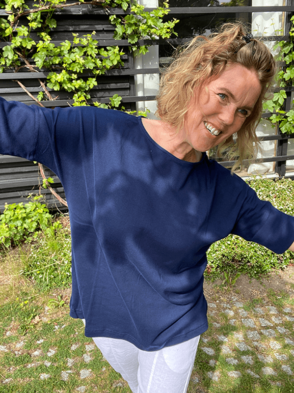 4309 T-skjorte, Navy, Bomull