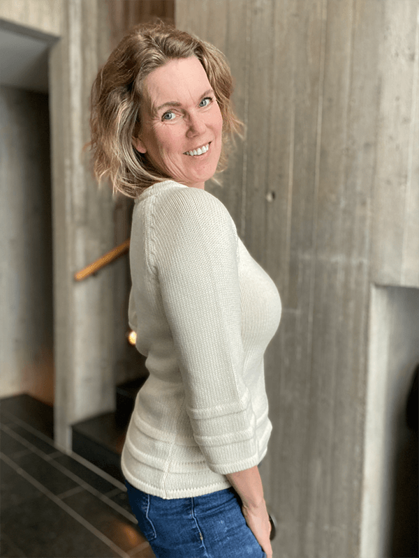 Holme Genser, Merino, Hvit