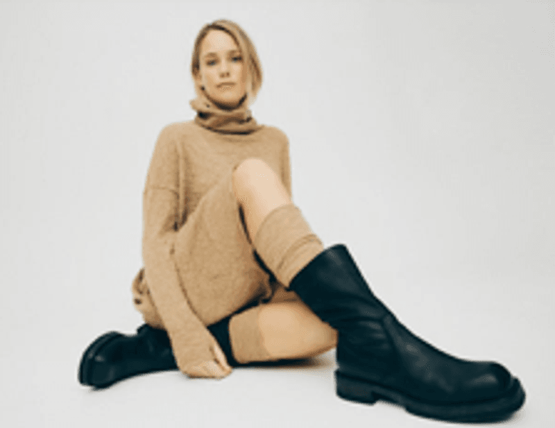 1502 LeggVarmere, Elephant Melange, Bubble Wool