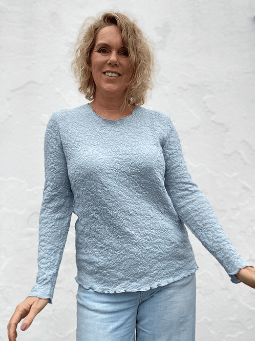 Hovedbilde 4502 Genser, Blue Mist, Bubble Wool