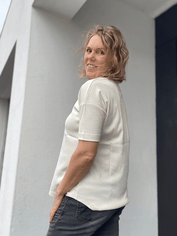 4305 T-Skjorte, Raw White, Bomull