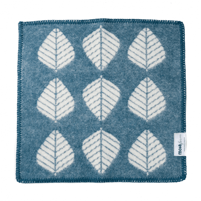 Hovedbilde Sitteunderlag Løv, Ull, Blå