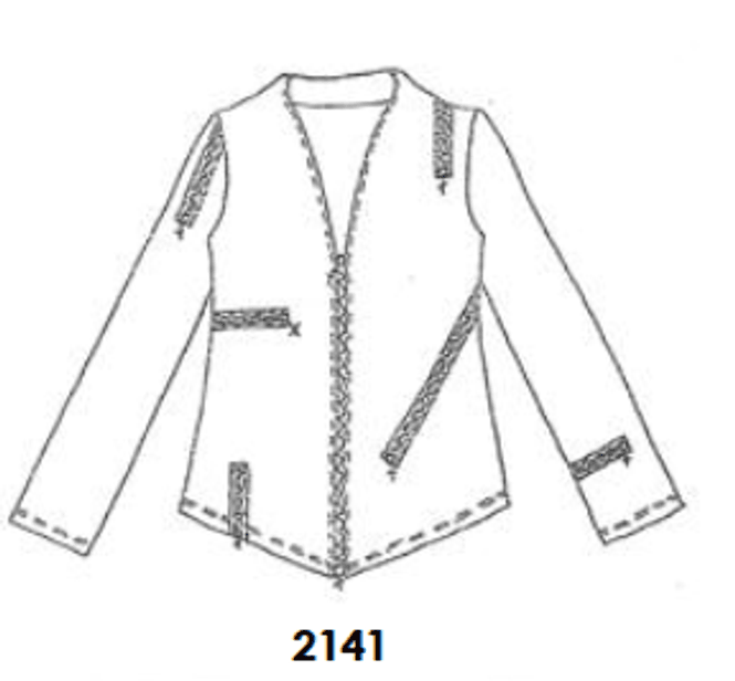 Hovedbilde PreOrder: 2141 Jakke V, Stretch, Black