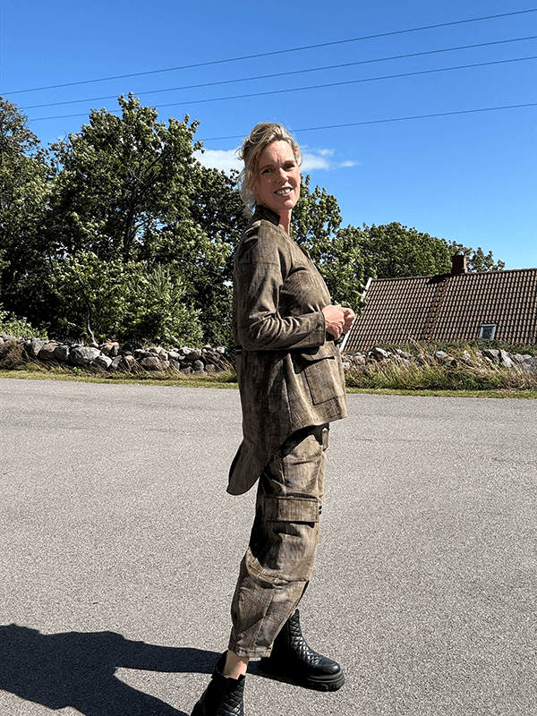 4169 Bukse Velvet, Army, Cord Tykk