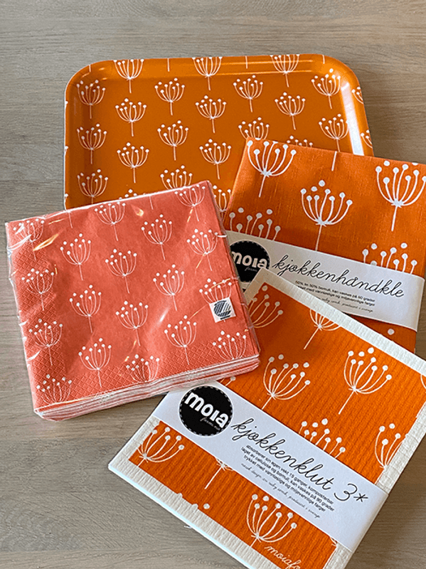 Spisebrett / Fat, 27x20 cm, Kjeks Oransje