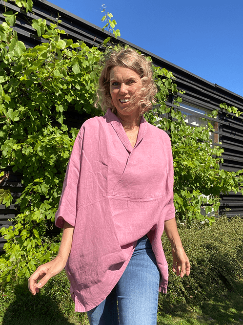 Hovedbilde 12034 KimonoTopp, Dusty Camelia, Lin Tynn