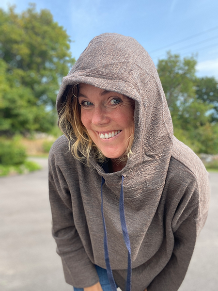 Hovedbilde 14014 Hoodie, Earth Melange, Double Face