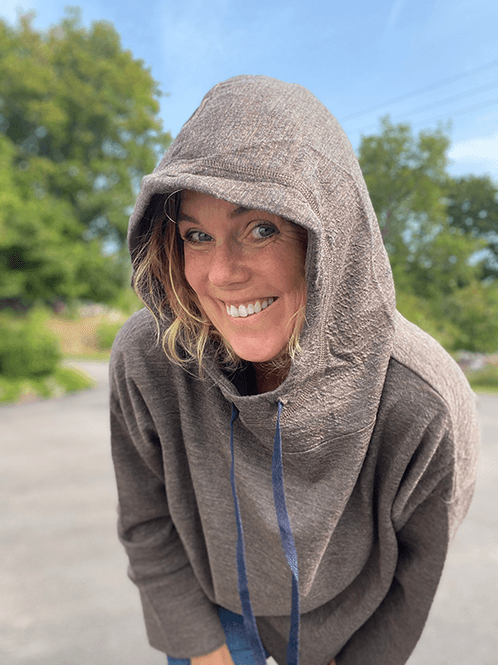 Hovedbilde 14014 Hoodie, Earth Melange, Double Face