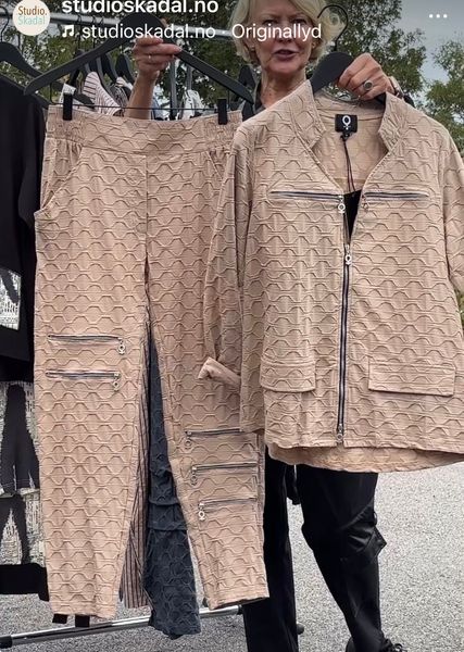 Hovedbilde PreOrder: 4139 Bukse Smal, Bubble, Bomull, Blå