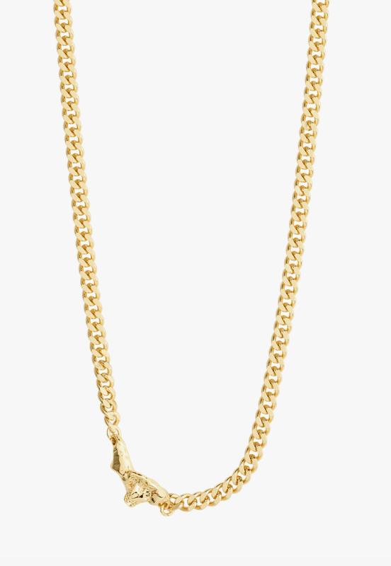 BREATHE resirkulert panserkjede, gullbelagt