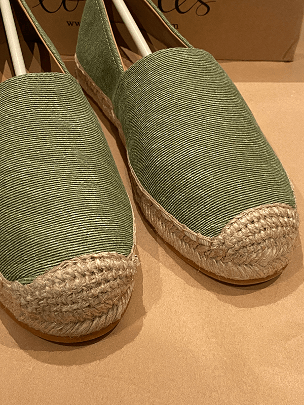 Gazzetta Denim Espadrilles, Grass Green