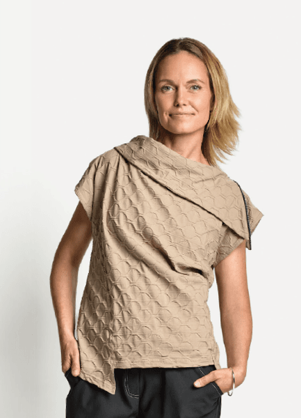 Hovedbilde PreOrder: 0167 Topp, Bubble, Bomull, Blå