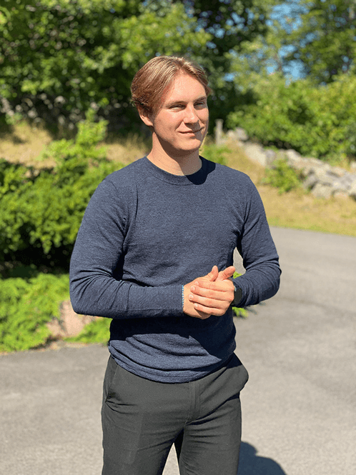 Hovedbilde 4030 RAM Genser R, Merino, Midnight Blue Melange