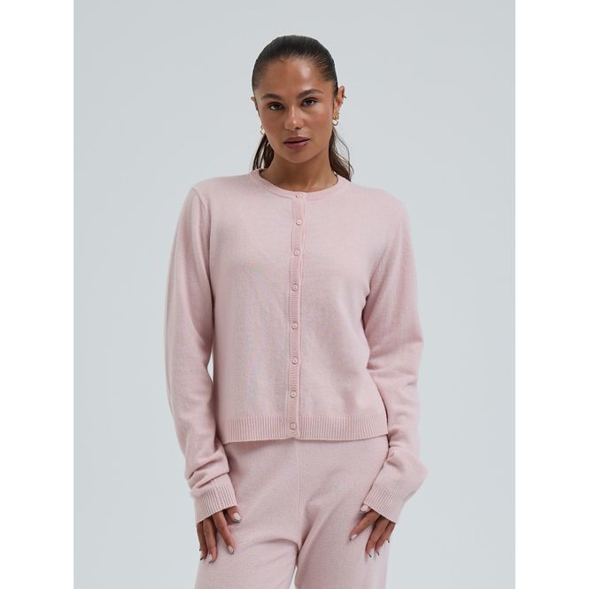 Hovedbilde Wool Cashmere, Classic Cardigan, Powder Pink, ...