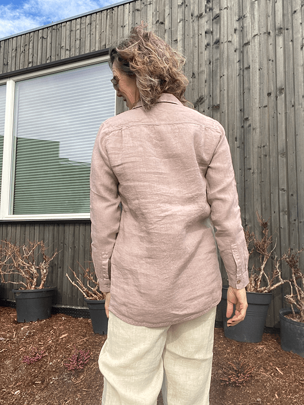 12010 Skjorte, Blush, Lin Tynn