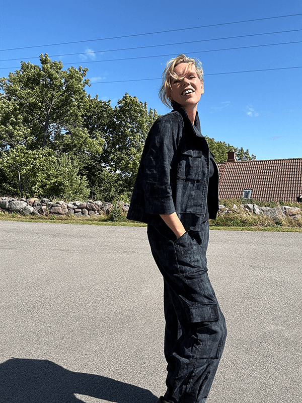 4169 Bukse Velvet, Black (BlåSvart), Cord