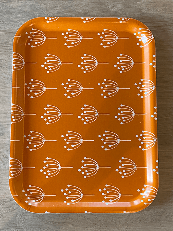 Spisebrett / Fat, 27x20 cm, Kjeks Oransje