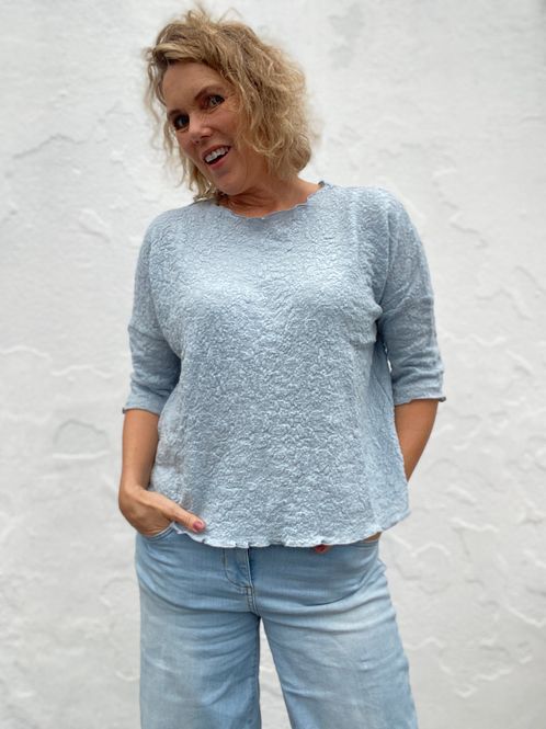 Hovedbilde 4506 T-Skjorte Vid, Blue Mist, Bubble Wool