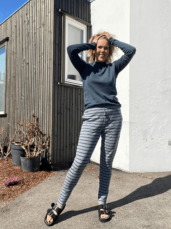 3009 Bukse, Steel Grey / Asphalt, Merino