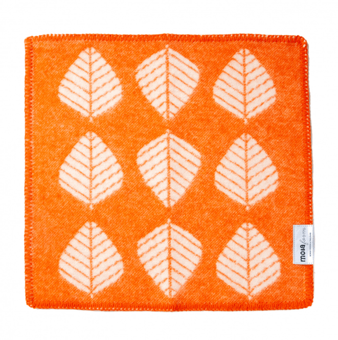 Hovedbilde Sitteunderlag Løv, Ull, Oransje
