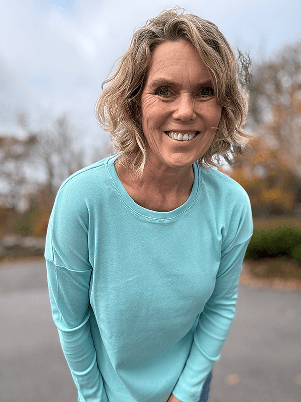4306 T-Genser Loose, Turquoise, Bomull