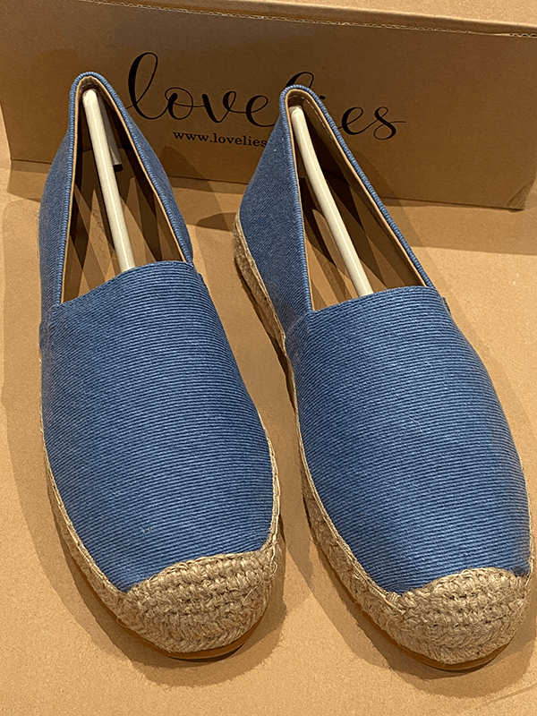 Gazzetta Denim Espadrilles, Sky Blue