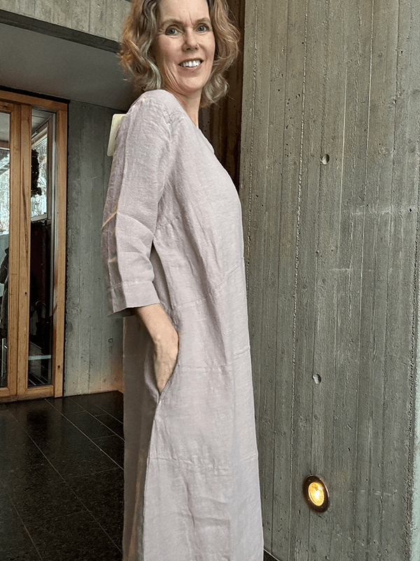 11000 Kjole, Blush, Lin