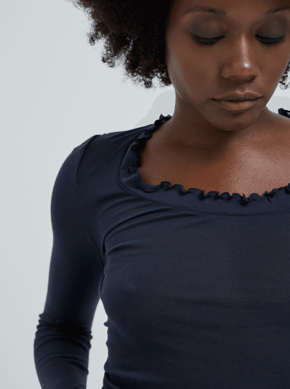 Romance T-Genser, Bomull, Midnight