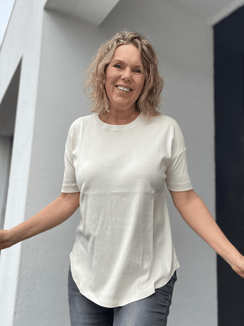Hovedbilde 4305 T-Skjorte, Raw White, Bomull