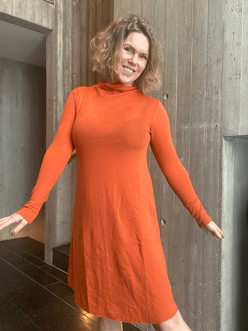 Hovedbilde 7032 Kjole, Soft Orange, Merino