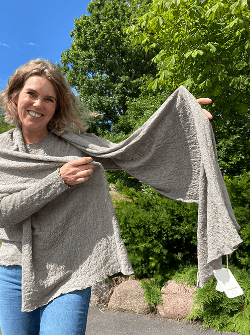 Hovedbilde 1503 Skjerf 58x200cm, Elephant Melange, Bubble ...