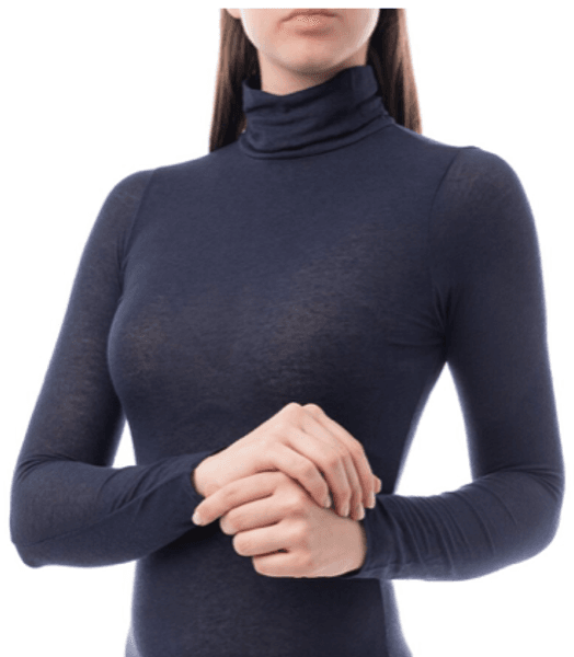 Hovedbilde Dolcevita T-Genser, Modal / Cashmere, MidnattsBlå ...